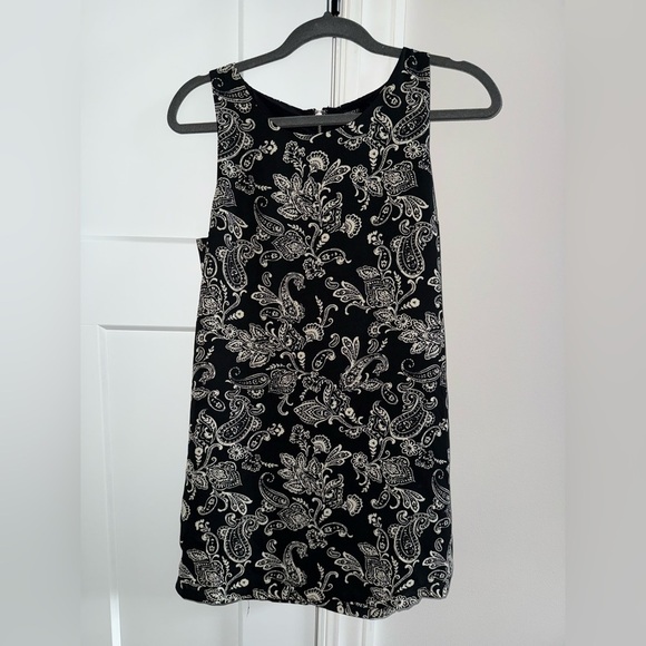 Forever 21 Black and White Paisley Mini Dress - Picture 1 of 3